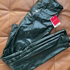 NWT Spanx Faux Leather Patent Legging